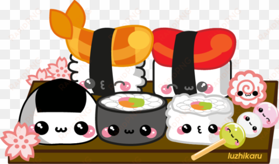 kawaii sushi png - sushi anime