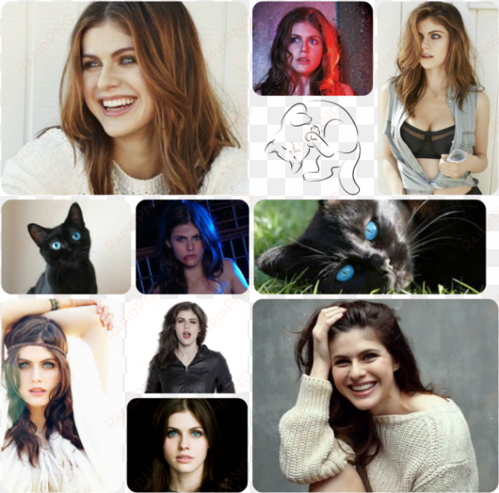 kayleescollage - alexandra daddario poster 24x36