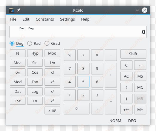 kcalc is a calculator which offers many more mathematical - kcalc kde