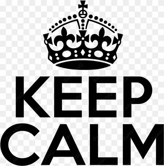 keep calm crown png clipart - keep calm