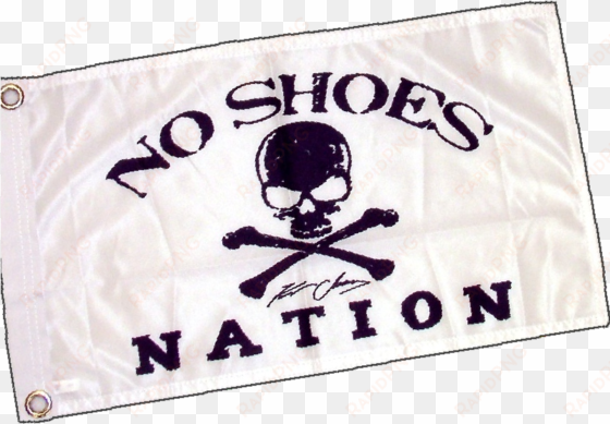 kenny chesney no shoes nation white flag-3' x 5' large - engel 50 no shoes nation cooler