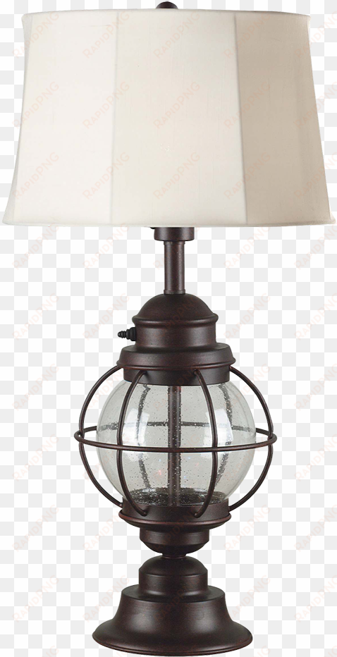 kenroy home 03070 hatteras 1 light outdoor table lamp
