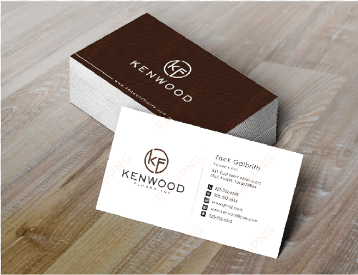 kenwood floors, inc - tarjetas de presentación odontología