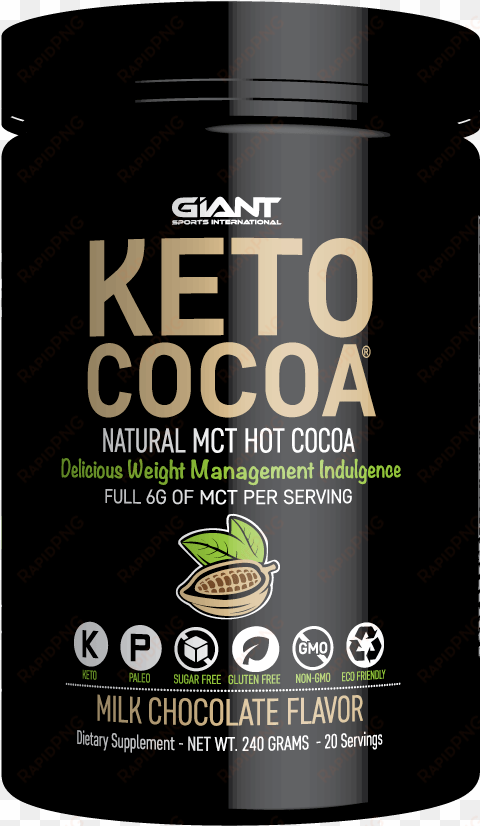 keto cocoa - sugar free hot chocolate with mcts for