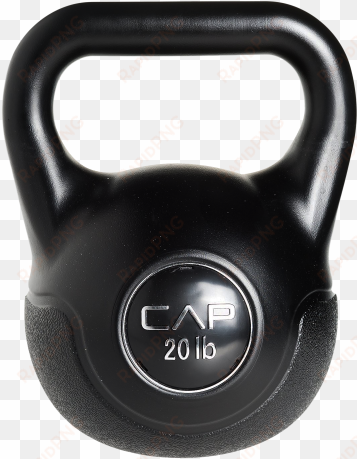 kettlebell png transparent image - cap barbell workouts vinyl kettlebell black 5 lb