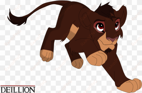 Keunde Cub By Deillion On Deviantart Lion King 3, Lion - Lion King Male Cub Oc transparent png image