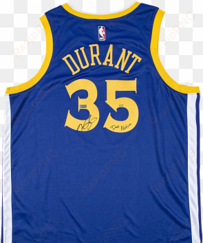 Kevin Durant Playera Firmada Blue Golden State Warriors - Kevin Durant Jersey Number transparent png image