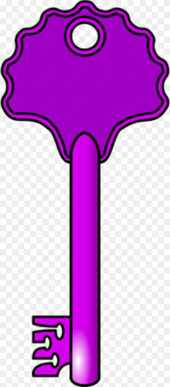 key clipart purple - purple key clip art
