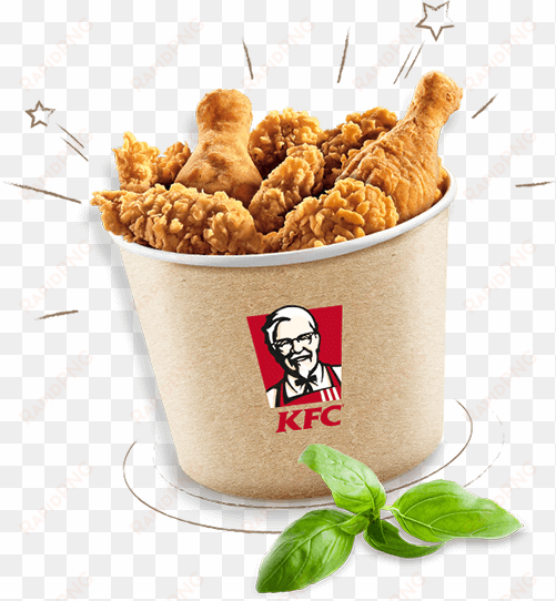 kfc bucket png - chicken as food