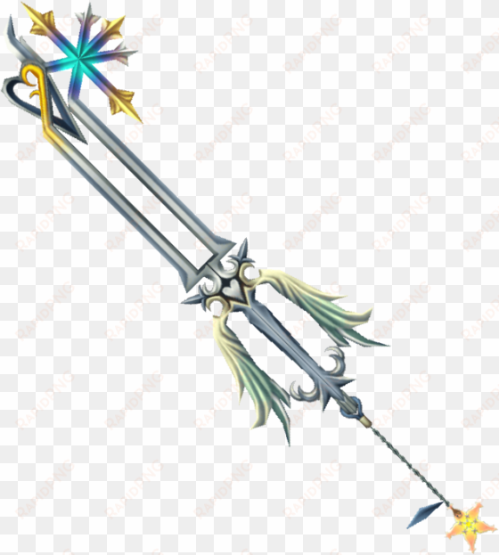Khi Rendition Of Sora's Keyblade & Transformations - Kingdom Hearts Oathkeeper Outline transparent png image