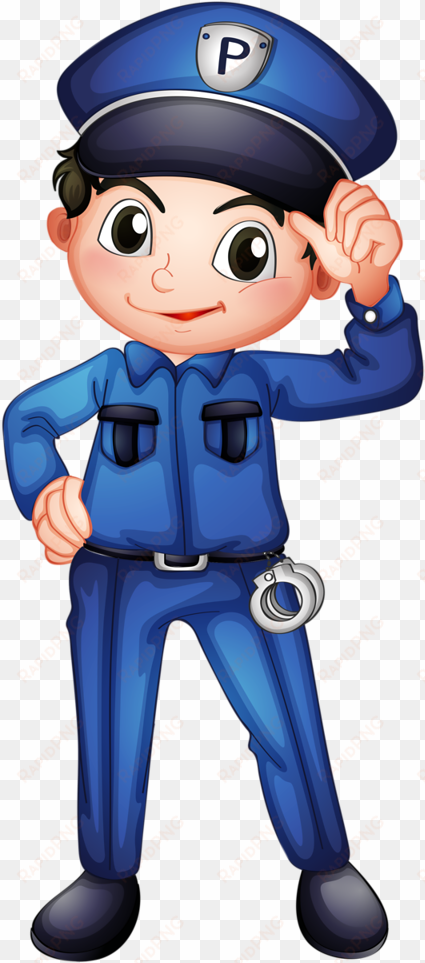 kids clipart police officer - community helpers clip art