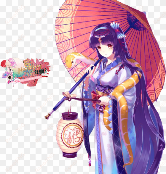 kimono anime girl png