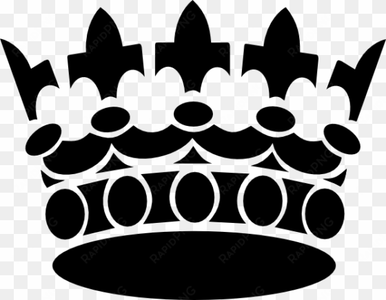 King Crown Png Vector Freeuse - King Crown Png Black transparent png image