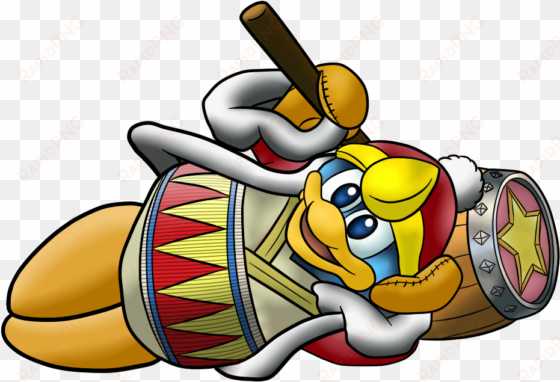 king dedede pose by richy miner - king dedede laying down