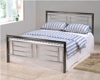 king size steel bed