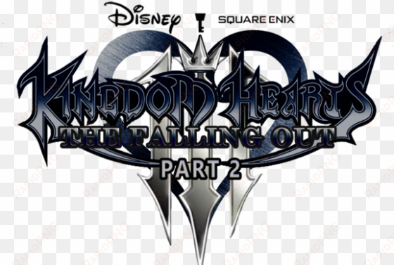 Kingdom Hearts Iii Part Ii The Falling Out Logo - Kingdom Hearts 358/2 Days transparent png image