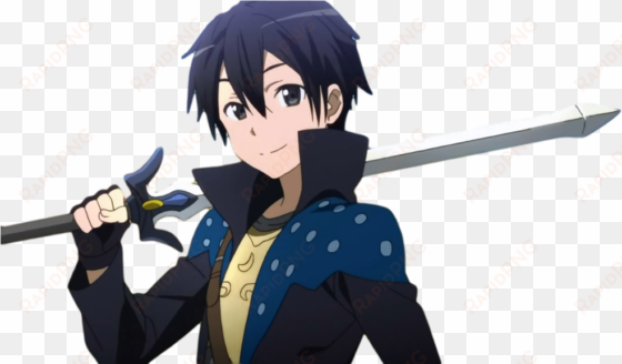 kirito kun from sword - black swordsman sword art online