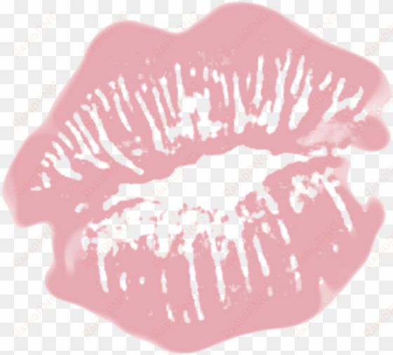 Kiss Pastel Tumblr Aesthetic Kawaii Lipstick Lips Png - Luxury Kiss Graphic Art Print On Wrapped Canvas Mercer41 transparent png image