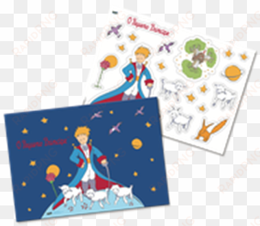 kit decorativo cartonado o pequeno príncipe festcolor - little prince