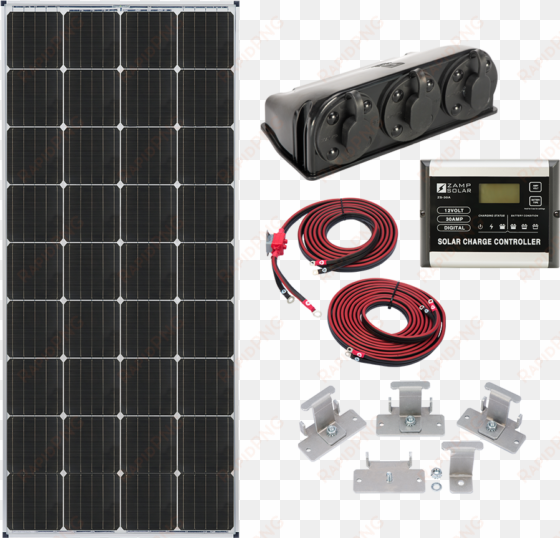 kit1005-nobg - zamp solar zs-us-160-30a-dx 160-watt deluxe solar kit