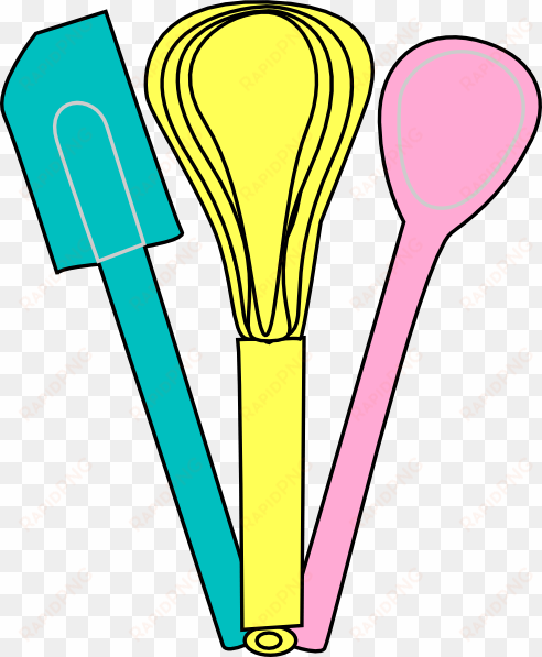 kitchen spoon clipart - cooking materials clip art