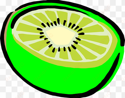kiwi, bright, fruit, fresh, green, juicy - kiwi clipart png