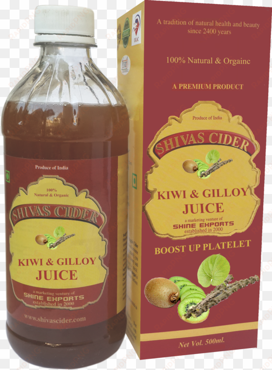 kiwi gilloy juice - apple cider vinegar