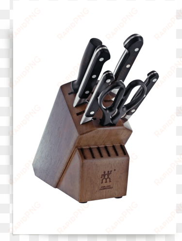 knife block set - zwilling j.a. henckels pro 7-pc knife block set