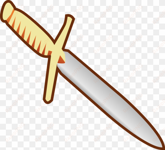 knife dagger weapon bayonet sword - dagger clipart