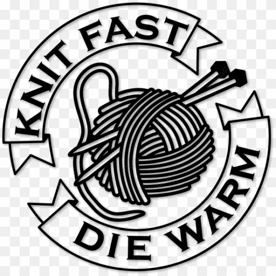 knit fast die warm vinyl - knit fast die warm clip art