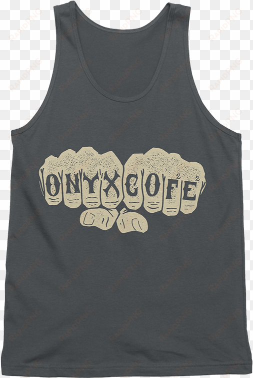 *knuckles tank top - coffee