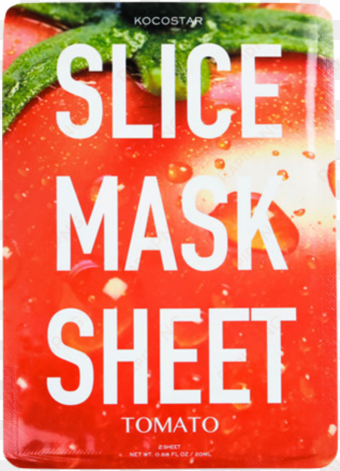 kocostar tomato slice mask sheet skin mask - slice mask sheet kocostar