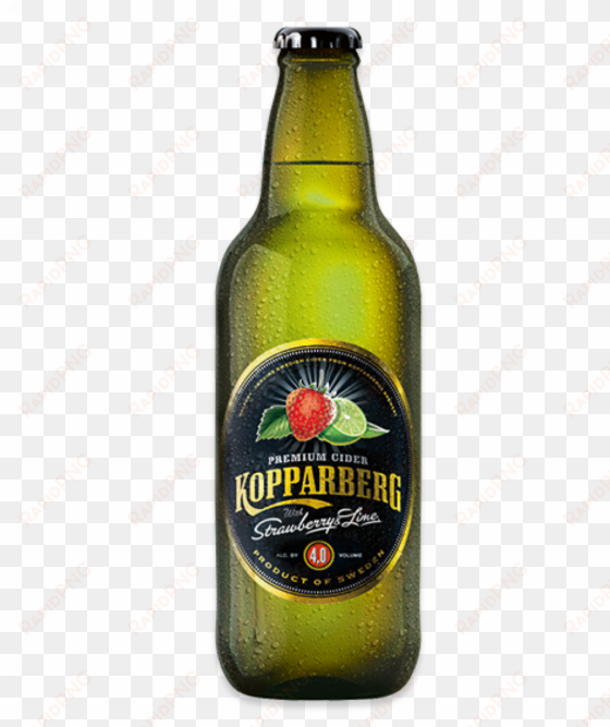 kopparberg strawberry & lime bottle 500ml - strawberry and lime beer