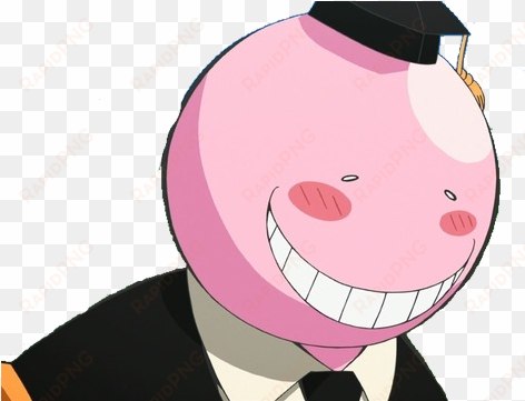 koro sensei blushing - assassination classroom korosensei pink