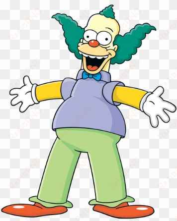 krusty the clown - krusty the clown png