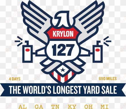 Krylon The World's Longest Yard Sale 4 Days 690 Miles - First Ever Pinterest Yard Sale transparent png image