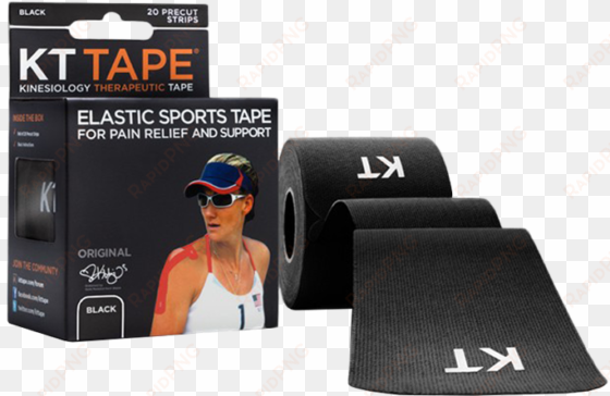kt tape® cotton black - kt tape cotton elastic sports tape