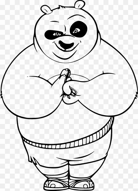 kung fu panda team sketch - kung fu panda coloring pages