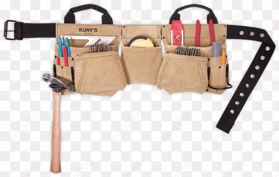 kuny's 5-pocket carpenters tool belt apron ap622 - kunys tool apron