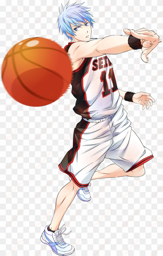 kuroko no basket tetsuya kuroko render by forevergikwang-d58ywos - kuroko no basket basketball anime manga art 32x24 print