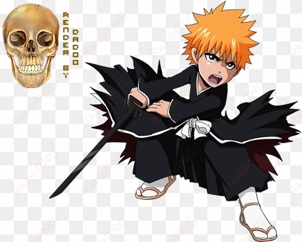 kurosaki ichigo fond d'écran titled ichigo ♥♥♥ - bleach chibi ichigo bankai