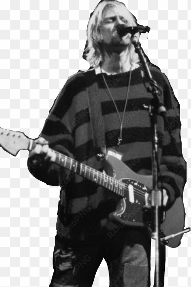 kurt cobain red shirt