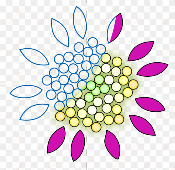 l system flower logo - flower