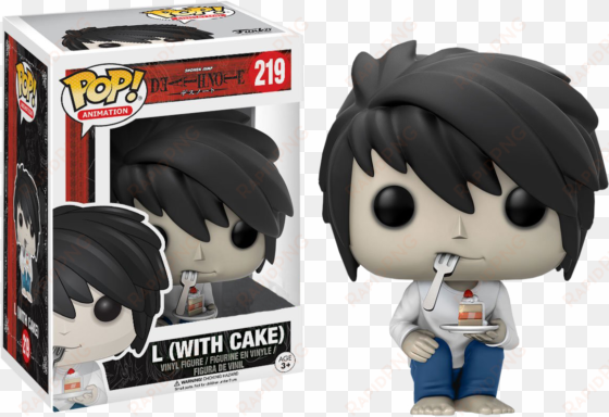 l with cake funko pop vinyl figure - funko l death note