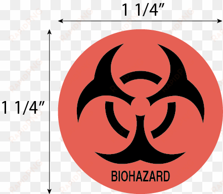 labels per roll - biohazard warning label