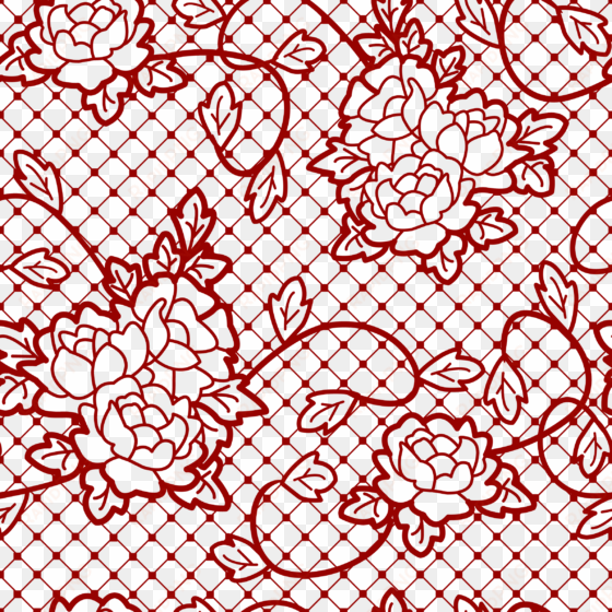 lace clip art - rose lace pattern png