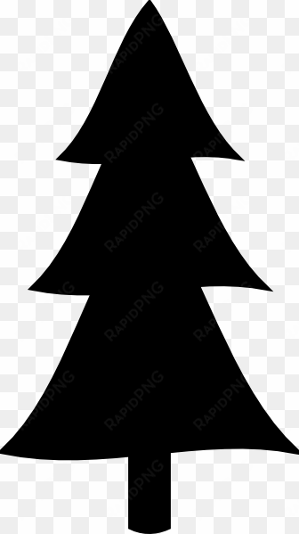lack christmas tree clip art - pine tree clipart silhouette