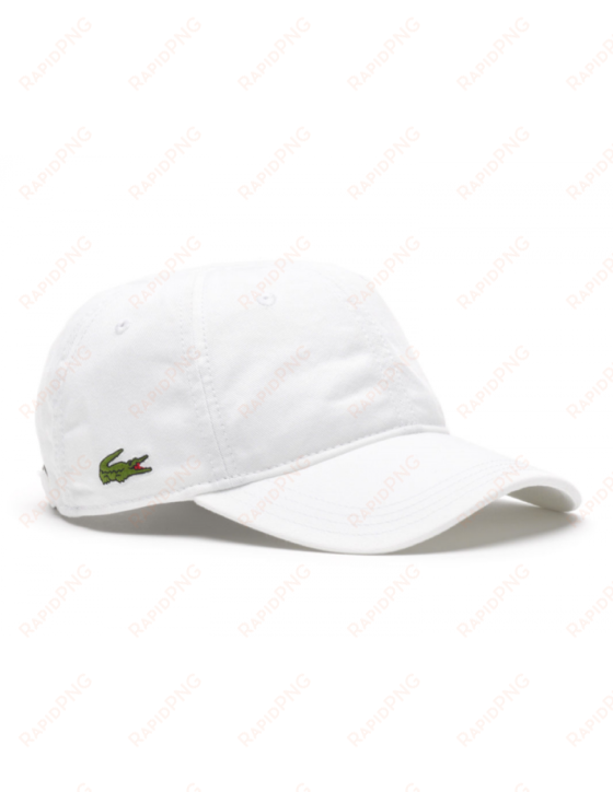 lacoste hat - gabardine cap - white - hat