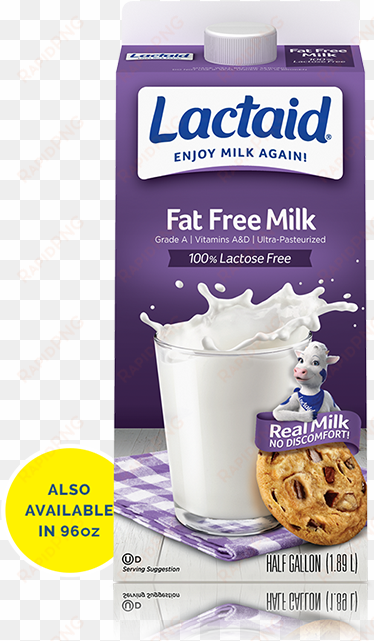 lactaid® fat free milk - lactose free fat free milk
