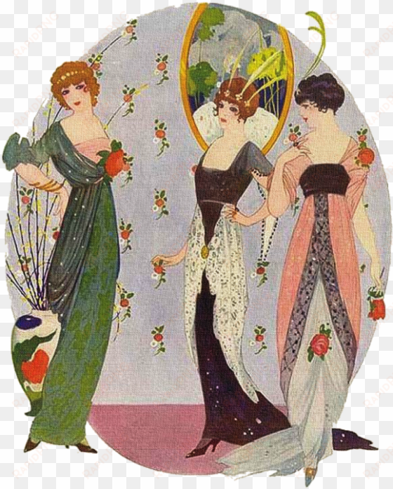 ladies should dress to impress with those slip dresses, - 1914 fashion